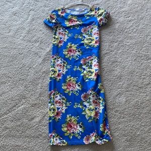 GUC floral midi dress